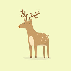 Cartoon deer.