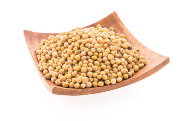 Soybean isolated on white background