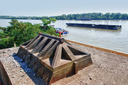 Fototapeta Bridge under construction