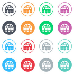 Vector flat iButtons