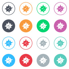 Vector flat iButtons