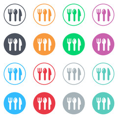 Fototapeta premium Vector flat iButtons