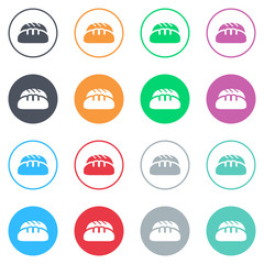 Vector flat iButtons