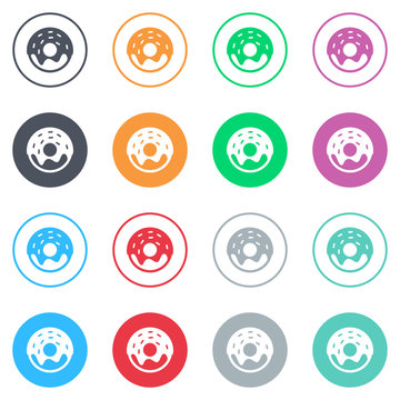 Vector flat iButtons