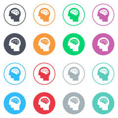 Vector flat iButtons