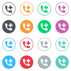 Vector flat iButtons