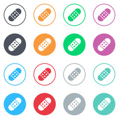 Vector flat iButtons