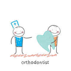 orthodontist patient receives a bad tooth