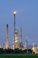 petrochemical industrial plant power station
