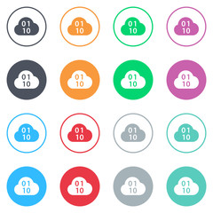 Vector flat iButtons