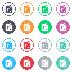 Vector flat iButtons