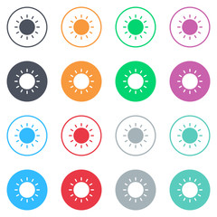 Vector flat iButtons