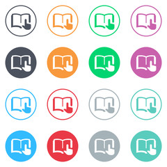 Vector flat iButtons