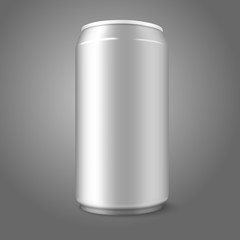 Blank vector aluminium can, for different designs of beer, lager