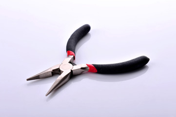 Obraz premium Pliers wire cutters with bright handles