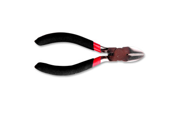 Pliers wire cutters with bright handles