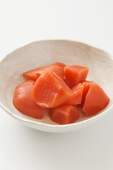 赤かぶらの漬け物