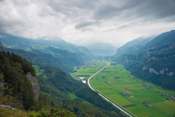 Fototapeta na wymiar Haslital im berner Oberland