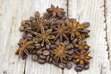 anise and coffee beans
