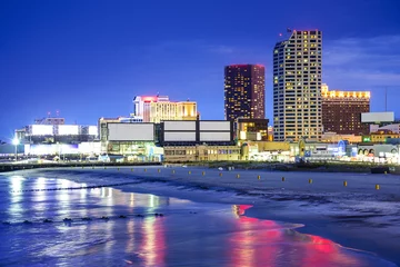 Poster Atlantic City, New Jersey Cityscape © SeanPavonePhoto