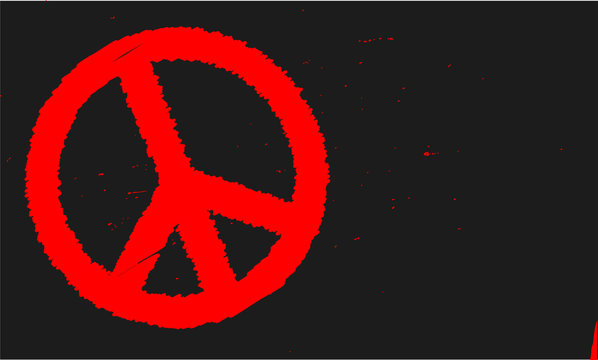 Ban the Bomb Blackboard