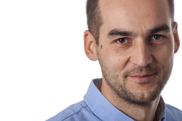 Obraz premium close up male portrait