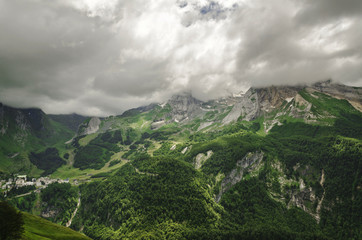 Obraz premium View at the mountains in Spain
