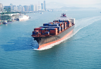 Large container ship