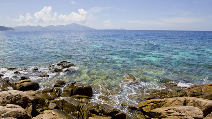 Seascape with small island, Koh Lipe, Thailand