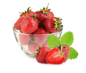 Strawberries isolated