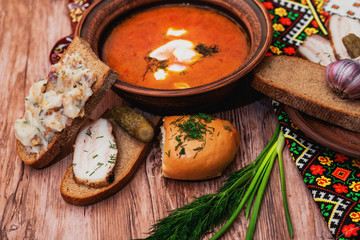 national ukrainian borscht