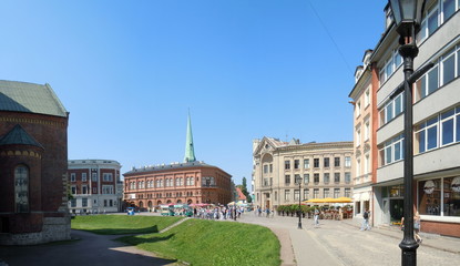 Naklejka premium Old part of Riga, Latvia