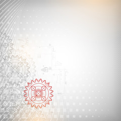 Abstract technology background