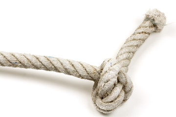 noeud marin en terminaison de cordage