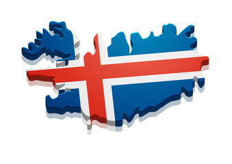Map Iceland