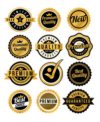 Gold Badge and labels