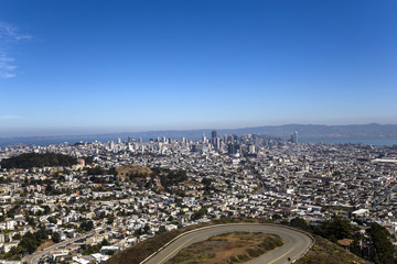 San Francisco, California, USA, from Twin Peaks