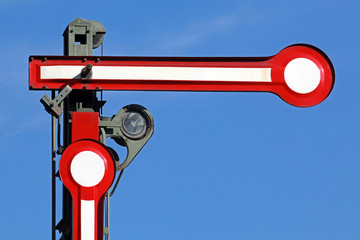 Naklejka premium Haltesignal