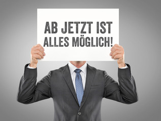 Ab jetzt ist alles möglich!