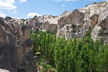 Naklejka premium Unusual landscape in Cappadocia