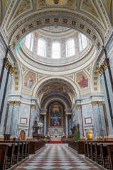 Fototapeta na wymiar Esztergom Basilica interior, Esztergom, Hungary