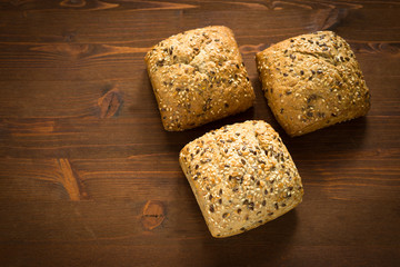 Pane integrale con semi di sesamo
