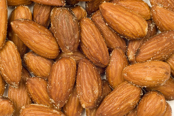 Close-Up of Almonds