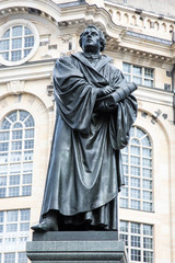 Fototapeta premium Bronce Statue of Martin Luther