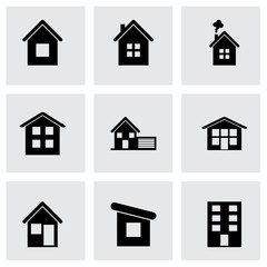 Fototapeta premium Vector house icon set
