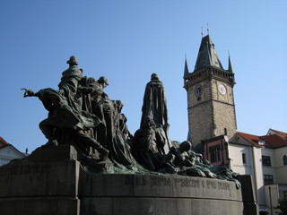 Jan Hus che fu messo al rogo