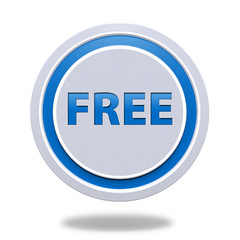 free circular icon on white background