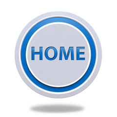 home circular icon on white background