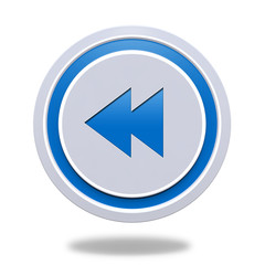 scroll circular icon on white background