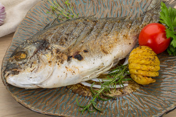 Grilled dorado